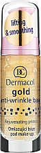 Odmładzająca baza pod makijaż Aktywne złoto - Dermacol Base Gold Anti-Wrinkle — Zdjęcie N2