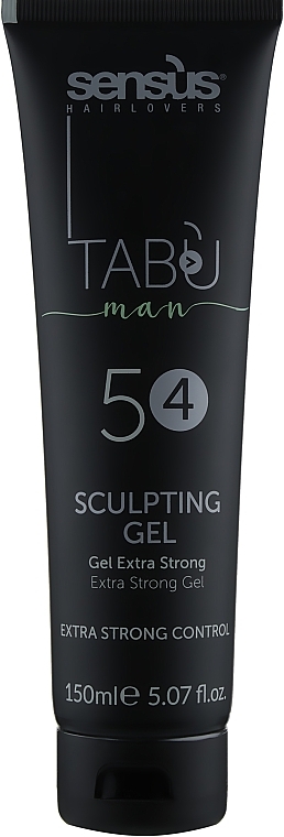 Mocno utrwalający żel do włosów - Sensus Tabu Sculpting Gel 54 — Zdjęcie N1