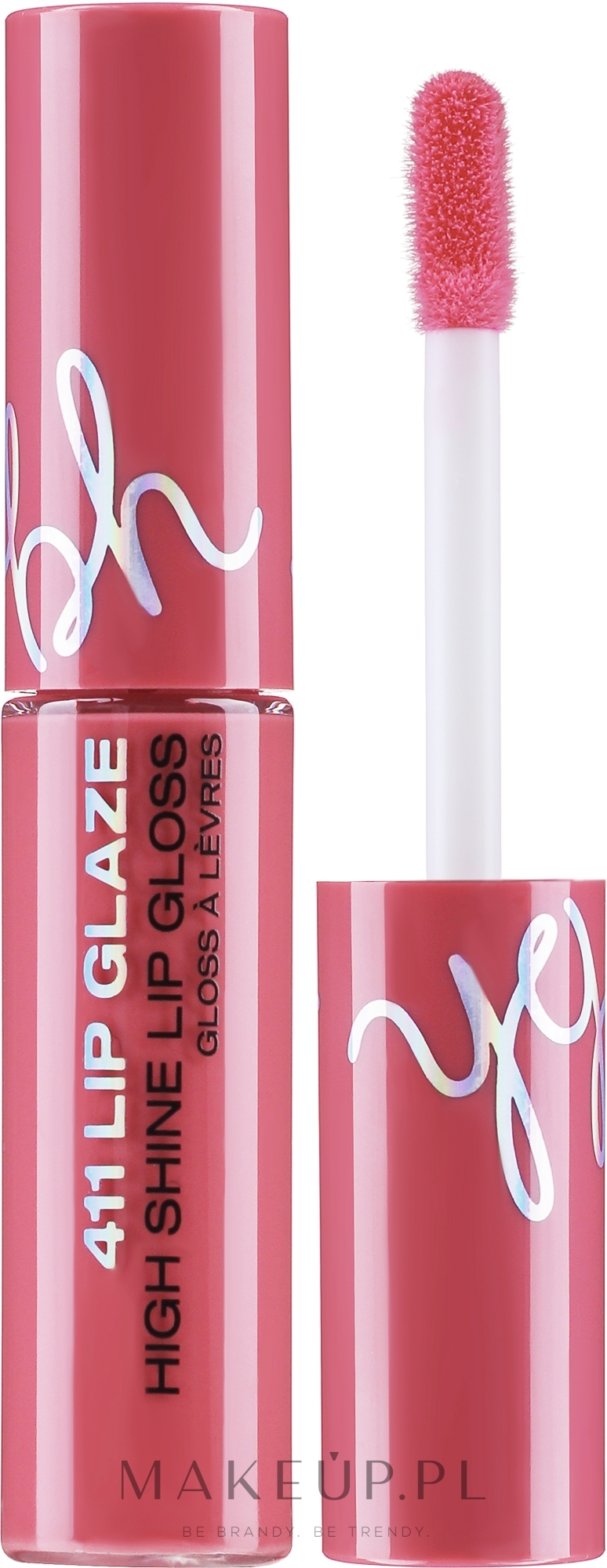 Błyszczyk do ust - BH Cosmetics Los Angeles 411 Lip Glaze High Shine Cream Gloss — Zdjęcie Chatter