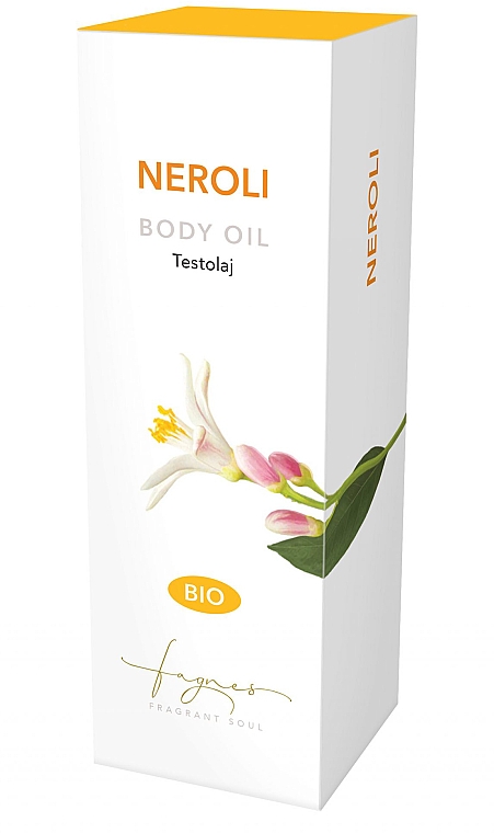 Organiczne masło do ciała o delikatnym zapachu neroli - Fagnes Aromatherapy Bio Body Oil Neroli — Zdjęcie N2