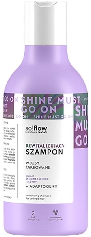 Szampon do włosów farbowanych - So!Flow Revitalizing Shampoo for Colored Hair — Zdjęcie N1