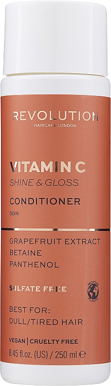 Odżywka do włosów pozbawionych blasku - Makeup Revolution Vitamin C Shine & Gloss Conditioner — Zdjęcie N1