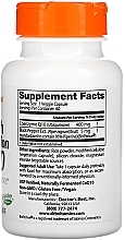 Koenzym Q10 o wysokiej absorpcji z Piperyną, 400 mg, Kapsułki roślinne - Doctor's Best — Zdjęcie N2