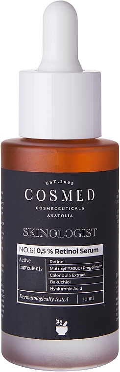 Serum do twarzy z retinolem - Cosmed Skinologist 0,5% Retinol Serum — Zdjęcie N1
