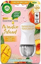 Elektryczny odświeżacz powietrza ''Mango i brzoskwinia” - Air Wick Essential Oils Electric Paradise Island — Zdjęcie N1