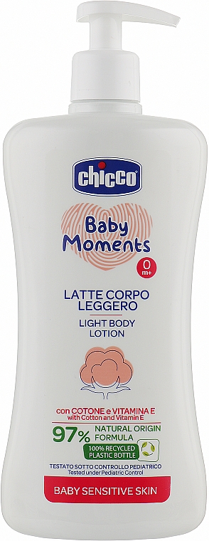 Lekki balsam do ciała - Chicco Baby Moments — Zdjęcie N5