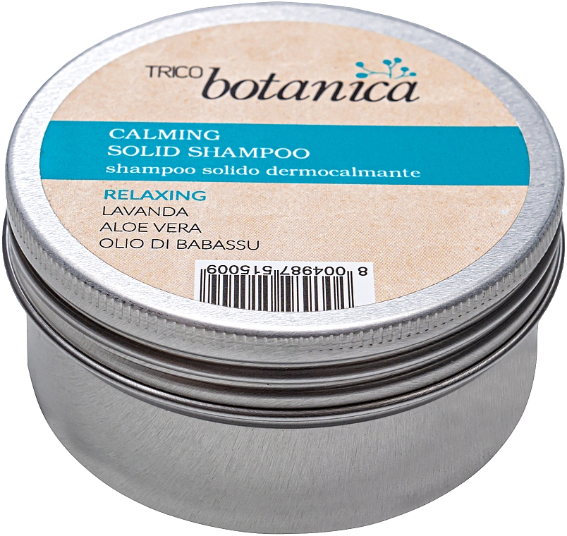 Oczyszczająco-relaksujący szampon do włosów w kostce - Trico Botanica Calming Solid Shampoo Relaxing — Zdjęcie N2