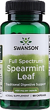 Suplement diety Liście mięty - Swanson Full Spectrum Spearmint Leaf — Zdjęcie N1