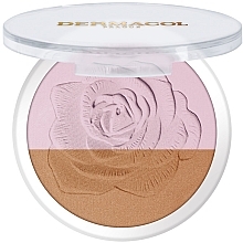 Puder do twarzy o zapachu róży - Dermacol Imperial Rose Powder With Scent — Zdjęcie N1
