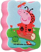 Kup Gąbka do kąpieli dla dzieci Świnka Peppa, Peppa w kostiumie biedronki, różowa - Suavipiel Peppa Pig Bath Sponge