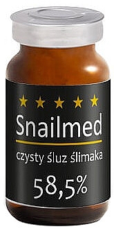 Rewitalizujące serum ze śluzem ślimaka do twarzy i ciała - Snailmed Clean Snail Slime 58,5% Black Serum — Zdjęcie N1