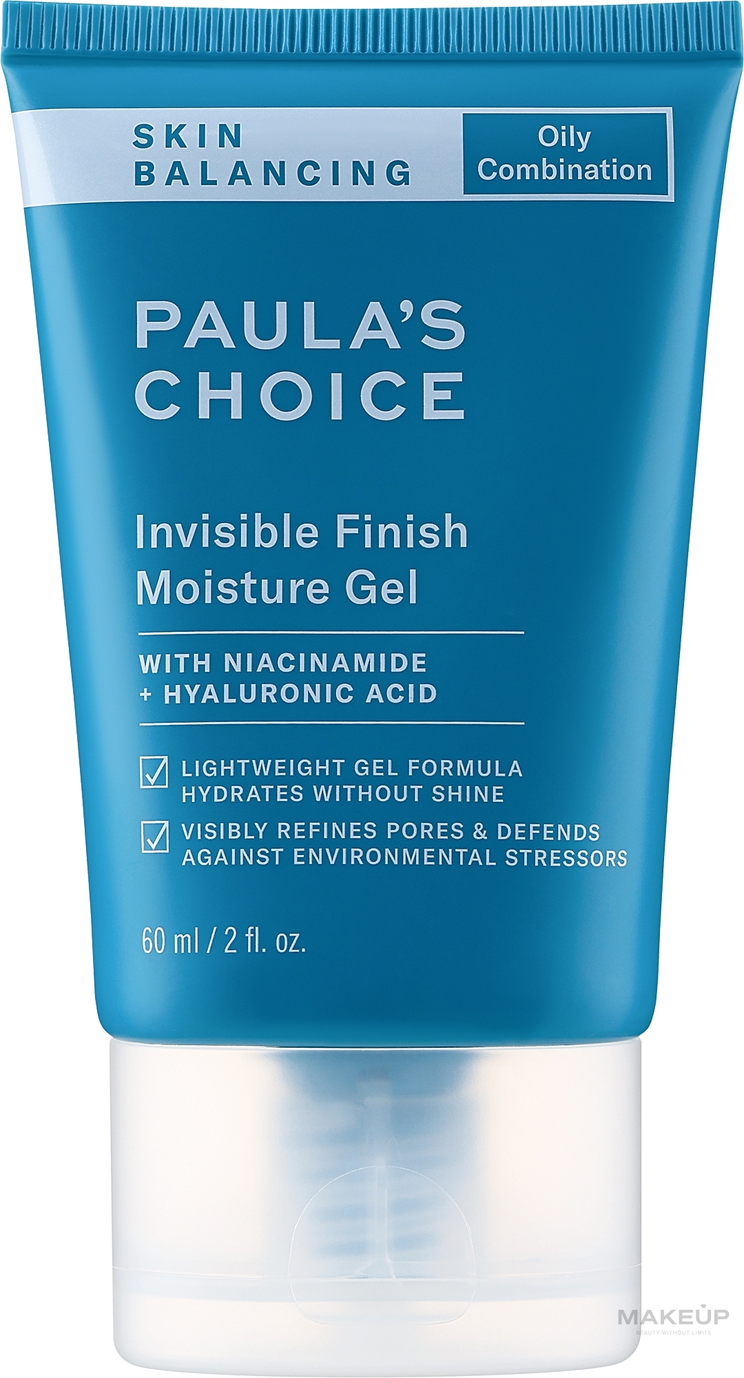 Nawilżający żel do twarzy - Paula's Choice Skin Balancing Invisible Finish Moisture Gel — Zdjęcie 60 ml