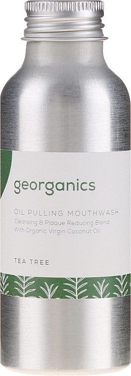 Płyn do płukania jamy ustnej - Georganics Tea Tree Mouthwash — Zdjęcie N2
