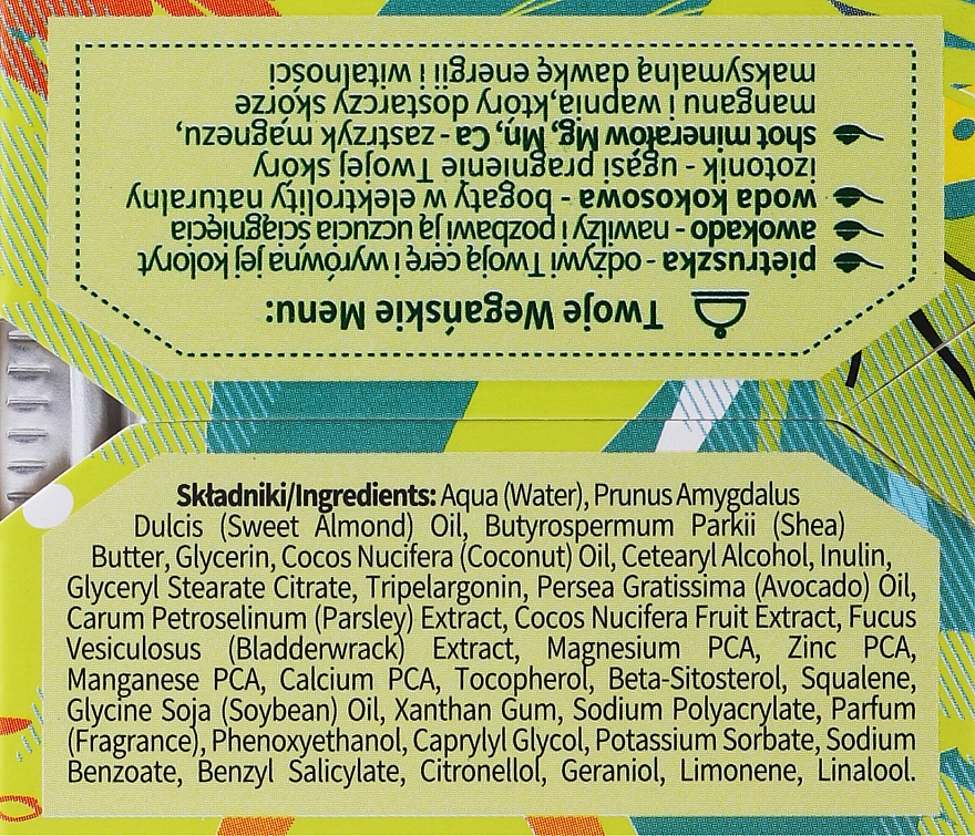 Odżywczy krem-koktajl do twarzy z zieloną pietruszką i awokado - Farmona Green Menu — Zdjęcie N3