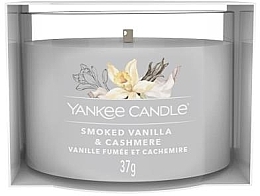 Świeca zapachowa w mini szklance - Yankee Candle Smoked Vanilla & Cashmere Mini — Zdjęcie N1