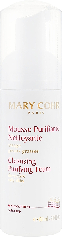 Pianka oczyszczająca do skóry tłustej - Mary Cohr Mousse Purifiante Nettoyante — Zdjęcie N1