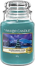 Świeca zapachowa w słoiku - Yankee Candle Winter Night Stars Jar Candle — Zdjęcie N1