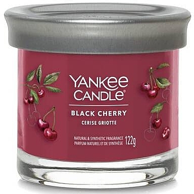 Świeca zapachowa w szkle Black Cherry - Yankee Candle Singnature  — Zdjęcie N1