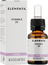 Odżywcze serum do twarzy - Bioearth Elementa Nutri Vitamin E 2% — Zdjęcie N2