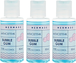 Kup Zestaw - Mermade Bubble Gum (hand/gel/3x80ml)