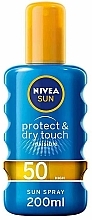 Spray do opalania - Nivea Sun Invisible Protect & Dry Touch Sun Spray SPF 50  — Zdjęcie N1
