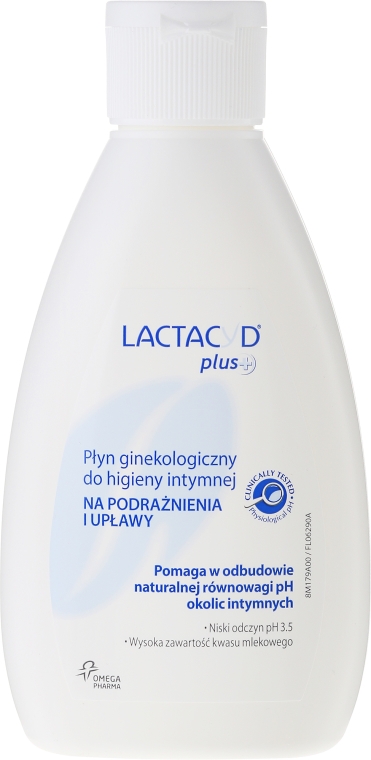 Płyn ginekologiczny do higieny intymnej na podrażnienia i upławy - Lactacyd Plus+ Body Care Intimate Hygiene Gel — Zdjęcie N2