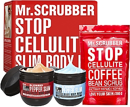 Kup Zestaw - Mr.Scrubber Stop Cellulite Hot & Cold + Scrub (cr/2x250g + scrub/200g)