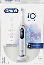Elektryczna szczoteczka do zębów, biała - Oral-B iO Series 9 White Alabaster — Zdjęcie N1