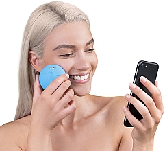 Soniczna szczoteczka do oczyszczania twarzy - Foreo Luna Fofo Smart Facial Cleansing Brush Aquamarine — Zdjęcie N4