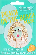 Kup Maska do twarzy Brzoskwinia na plaży - Dermaglin Peach On The Beach Mask
