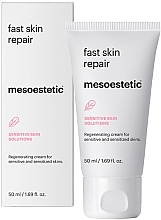 Krem rewitalizujący do twarzy wrażliwej - Mesoestetic Sensitive Skin Solution Fast Skin Repair Regenerating Cream — Zdjęcie N1