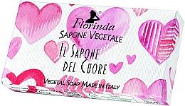 Mydło naturalne Czerwone serce - Florinda Vegetal Soap  — Zdjęcie N1