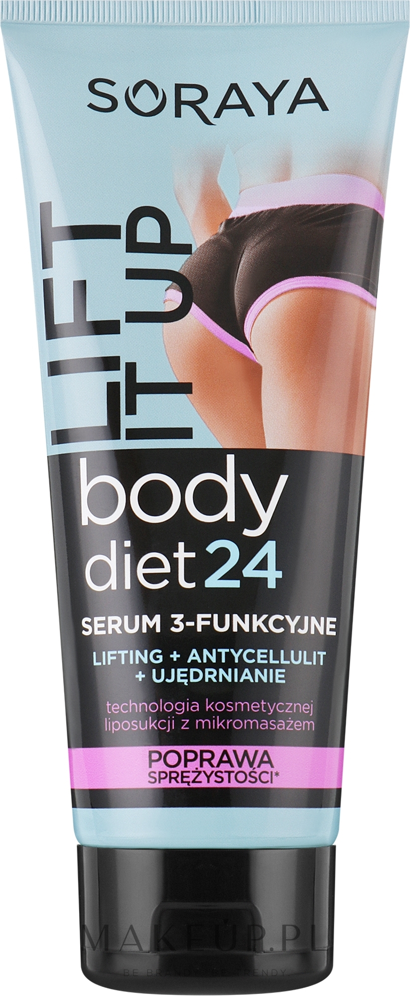 Ujędrniająco-liftingujące 3-funkcyjne serum antycellulitowe - Soraya Body Diet 24 Body Serum — Zdjęcie 200 ml
