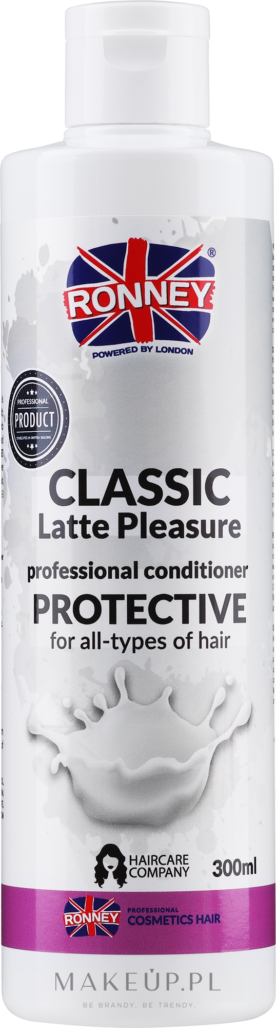 Odżywka do włosów - Ronney Professional Classic Latte Pleasure Protective Conditioner — Zdjęcie 300 ml