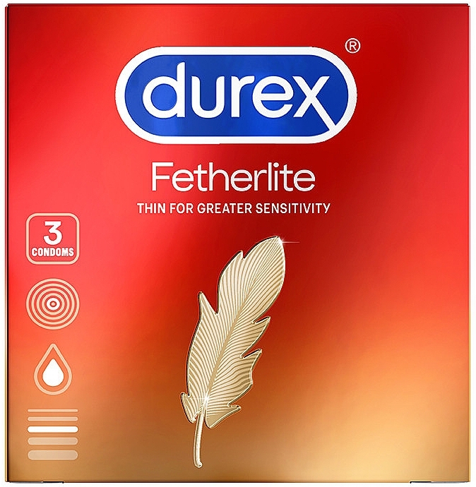 Prezerwatywy, 3 sztuki - Durex Fetherlite Condoms — Zdjęcie N1