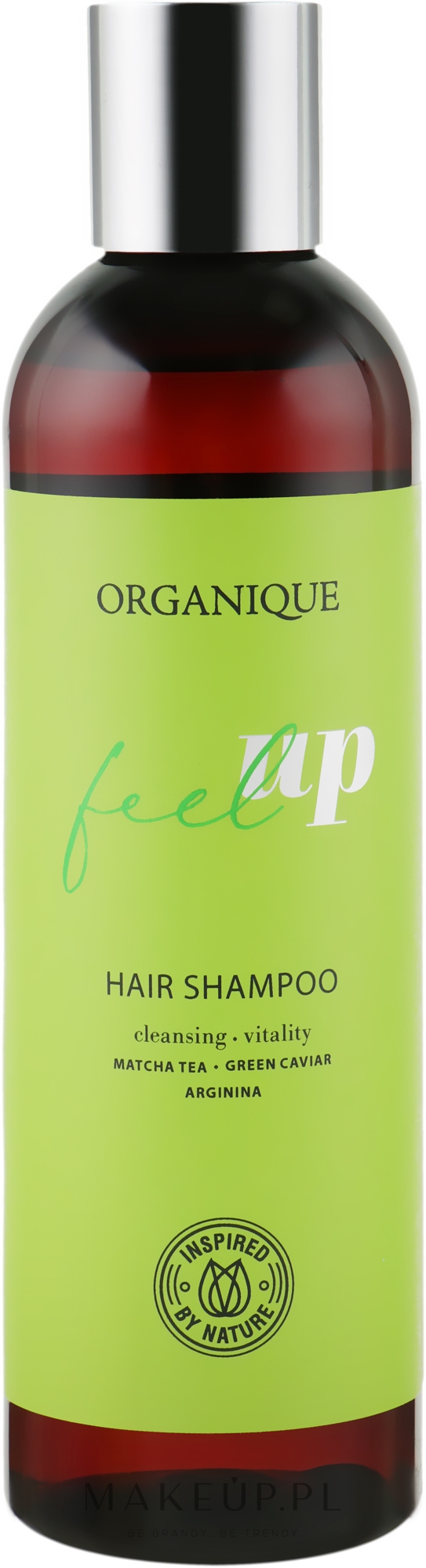 Oczyszczający szampon do włosów - Organique Feel Up Hair Shampoo — Zdjęcie 250 ml