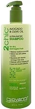 Nawilżający szampon do włosów suchych i normalnych - Giovanni 2chic Ultra-Moist Shampoo Avocado & Olive Oil — Zdjęcie N3