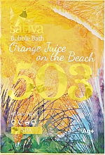 Kup Płyn do kąpieli Świeża pomarańcza na plaży, nr 503, saszetka - Sativa Spa Babble Bath