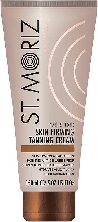 Samoopalacz - St.Moriz Advanced Gradual Tan & Tone Skin Firming Self Tanning Cream Medium — Zdjęcie N1