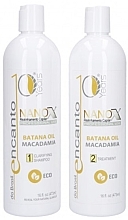 Kup Keratynowy zestaw do prostowania włosów - Encanto Nanox Set (sh/473ml + treatm/473ml)