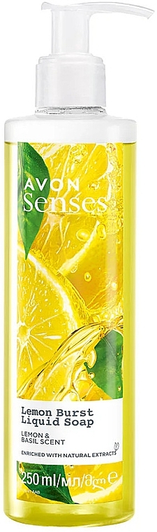 Mydło w płynie do rąk Lemon Burst - Avon Senses Lemon Burst Liquid Soap — Zdjęcie N1