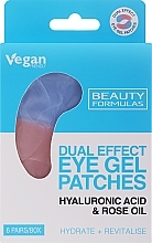 Kup Plastry pod oczy - Beauty Formulas Dual Effect Eye Gel Patches