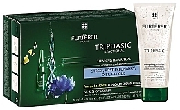 Kup Zestaw przeciw wypadaniu włosów - Rene Furterer Triphasic Reactional Hair Loss Treatment (serum/12x5ml + shmp/50ml)