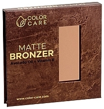 Kup Matowy bronzer z olejkiem z awokado i witaminą E - Color Care Matte Bronzer