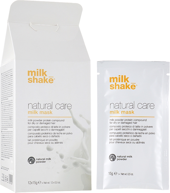 Aktywna maseczka mleczna do twarzy - Milk Shake Natural Care Active Milk Mask Set — Zdjęcie N1