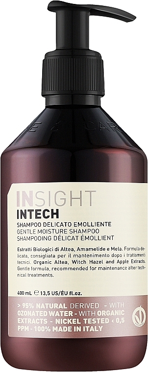 Nawilżający szampon do włosów bez siarczanów - Insight Intech Gentle Moisture Shampoo — Zdjęcie N1