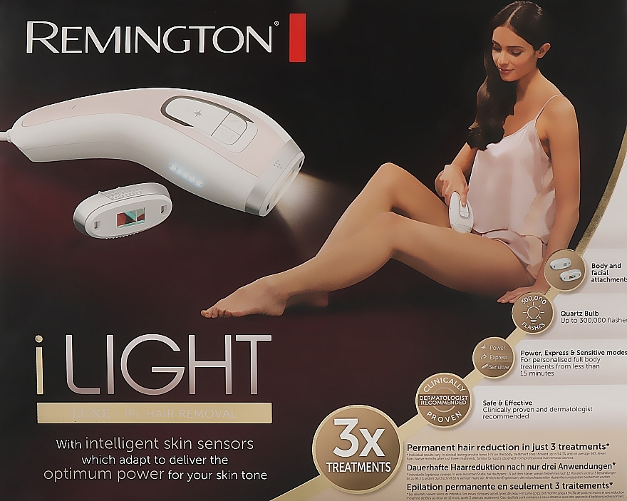 PRZECENA! Urządzenie do depilacji światłem - Remington IPL8500 I-Light Luxe * — Zdjęcie N5