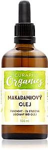 Olejek makadamia do ciała i włosów - Curapil Organics Macadamia Oil — Zdjęcie N1