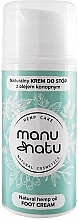 Kup PRZECENA! Naturalny krem do stóp z olejem konopnym - Manu Natu Natural Hemp Oil Foot Cream *