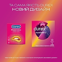 Prezerwatywy, 3 szt. - Durex Pleasuremax — Zdjęcie N5